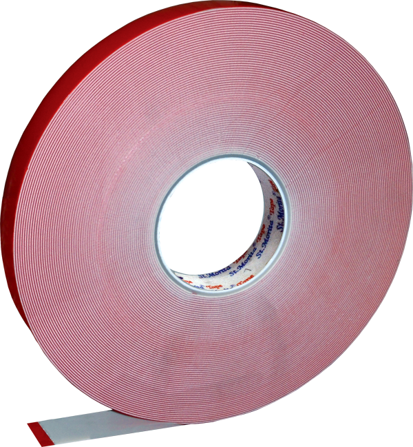 White Double Side Tape PE Foam - Modified Solvent Acrylic